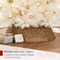 Artificial Pampas Christmas Tree, Deluxe Unlit Holiday Décor with Metal Base, Easy Assembly for Holiday or Home decor
